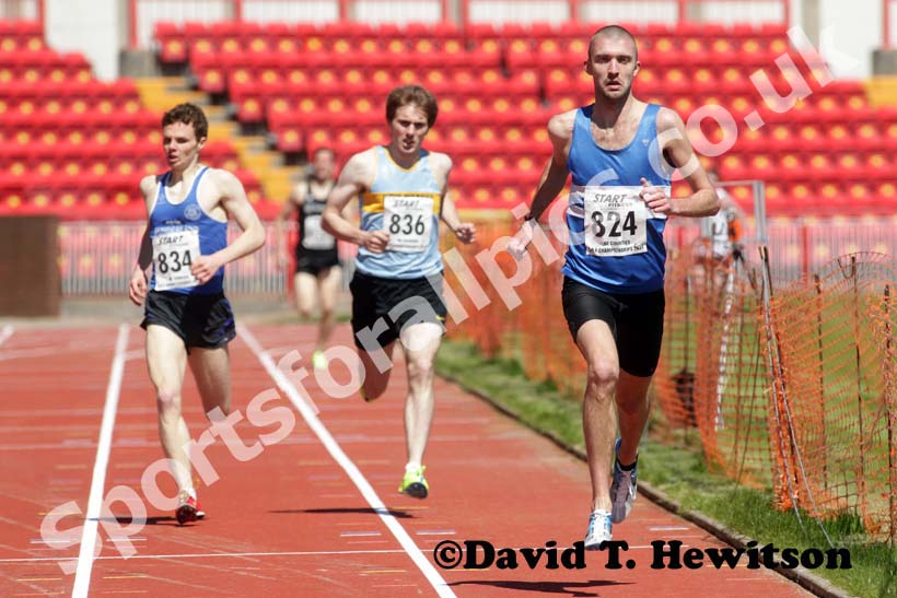 Ryan Stephenson (Mopreth) wins the 1500 metres.